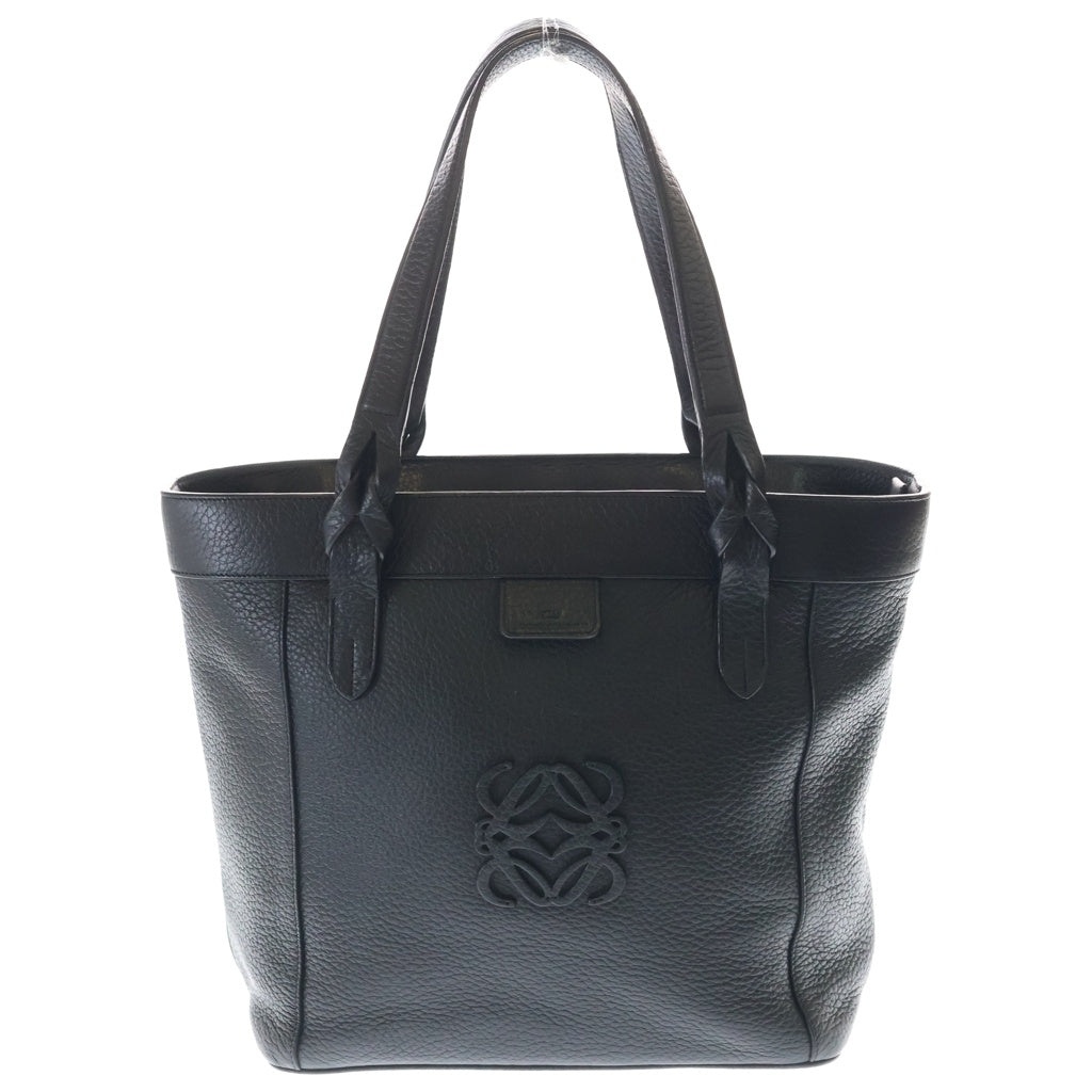LOEWE(ロエベ) フスタ トートバッグ ハンドバッグ ブラック レザー レディース