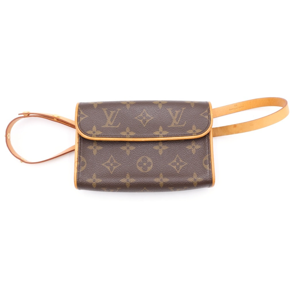 LOUIS VUITTON(ルイヴィトン) モノグラム ポシェットフロランティーヌ ウエストバッグ PVC レザー ブラウン M51855 レディース