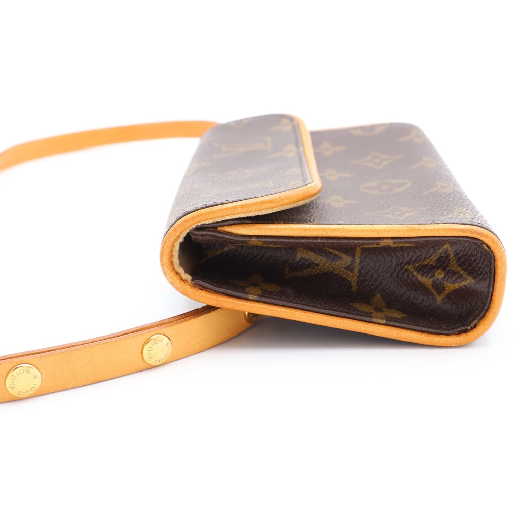 LOUIS VUITTON(ルイヴィトン) モノグラム ポシェットフロランティーヌ ウエストバッグ PVC レザー ブラウン M51855 レディース