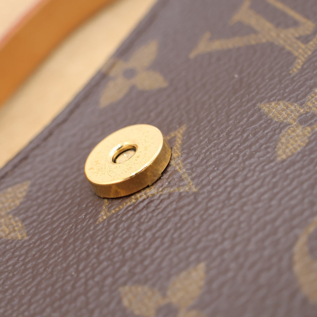 LOUIS VUITTON(ルイヴィトン) モノグラム ポシェットフロランティーヌ ウエストバッグ PVC レザー ブラウン M51855 レディース