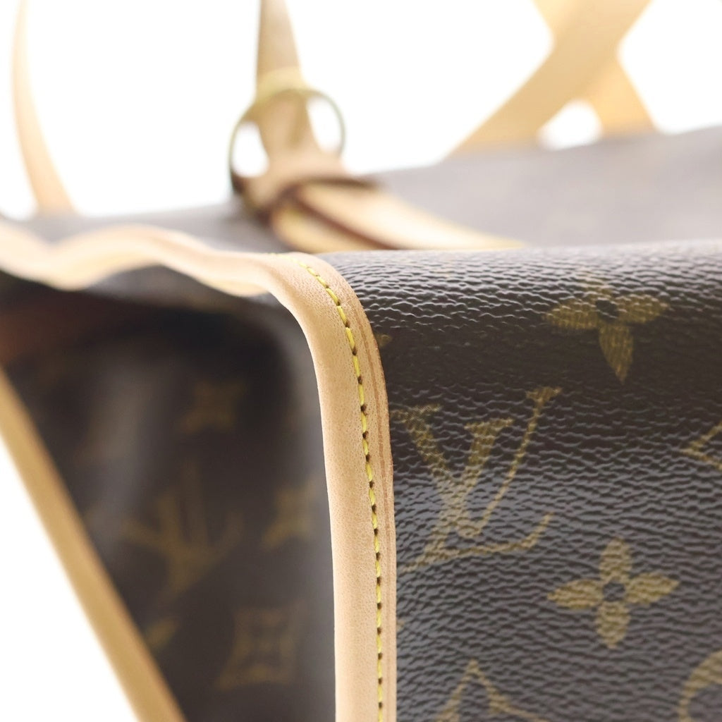 LOUIS VUITTON(ルイヴィトン) モノグラム ポパンクール オ PVC レザー トートバッグ ハンドバッグ ショルダーバッグ ブラウン M40007 レディース