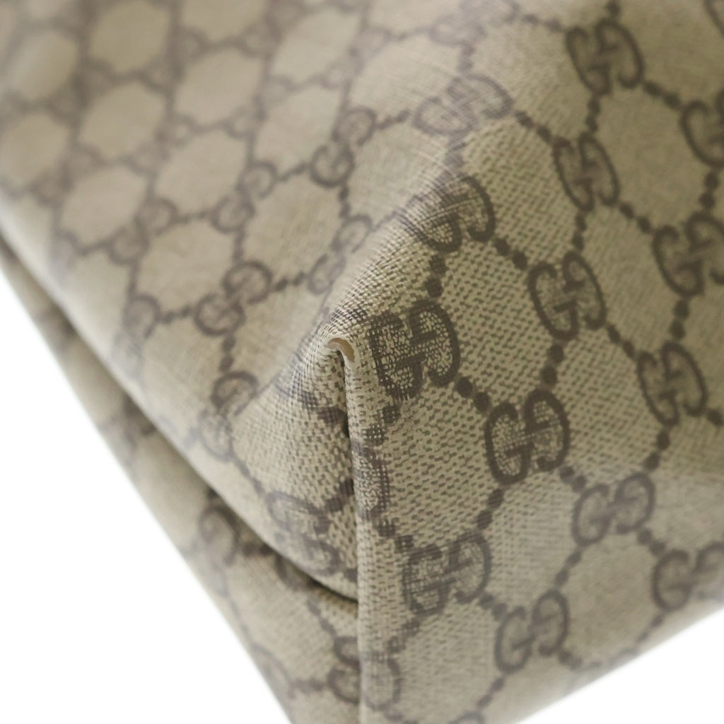 GUCCI(グッチ) オールドグッチ GGスプリーム PVC レザー トートバッグ ハンドバッグ ブラウン 002 270 6130 レディース