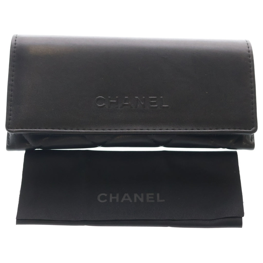 CHANEL(シャネル) ココマーク キャッツアイ サングラス ラインストーン アイウェア カラーレンズ 眼鏡 メガネ ブラック 71669A レディース