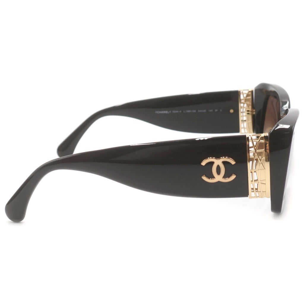 CHANEL(シャネル) ココマーク レクタングル シェイプ アイウェア サングラス カラーレンズ ダークブラウン 5534-A レディース