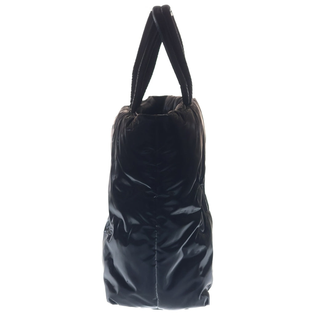SAINT LAURENT PARIS(サンローランパリ) パファー トートバッグ ハンドバッグ ブラック ナイロン 756269 レディース