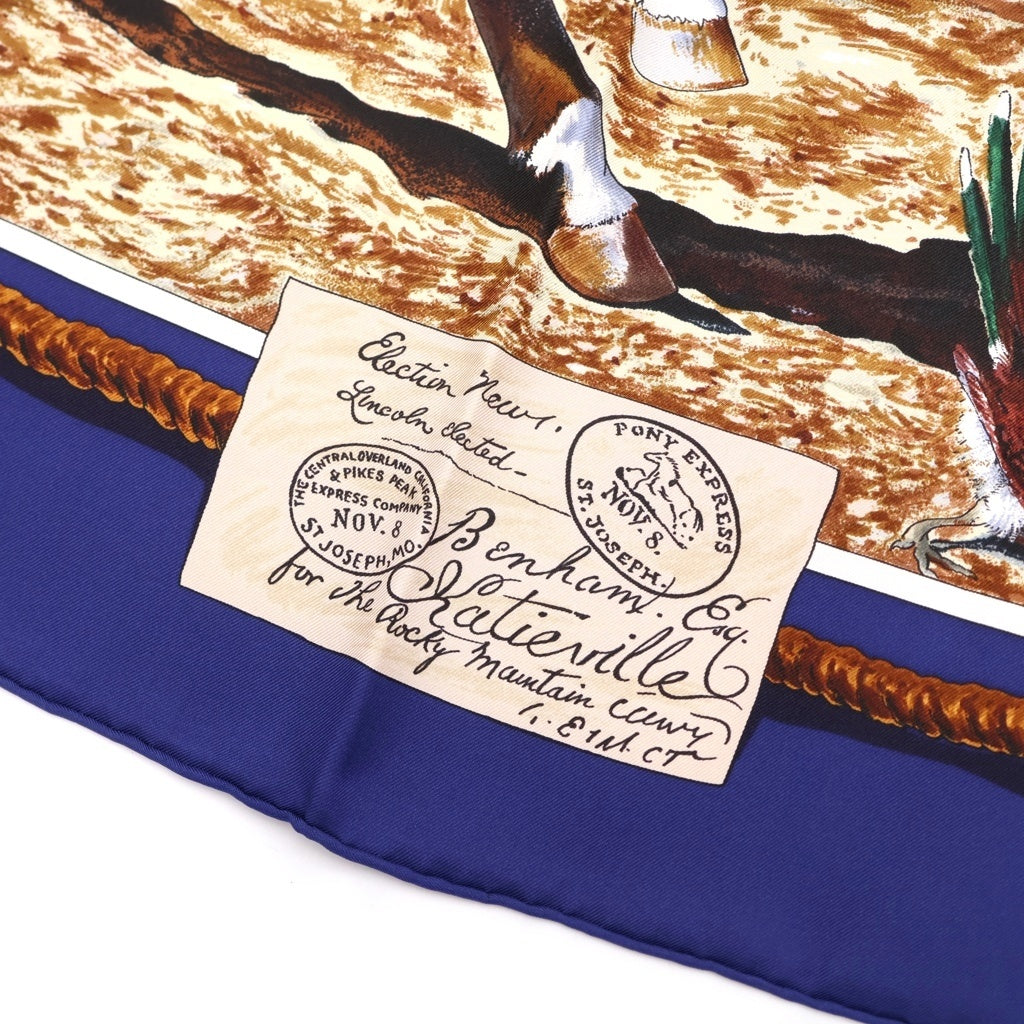 エルメス エルメスカレ エルメススカーフ シルク 31×32 HERMES