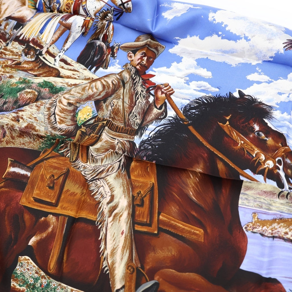 エルメス エルメスカレ エルメススカーフ シルク 31×32 HERMES