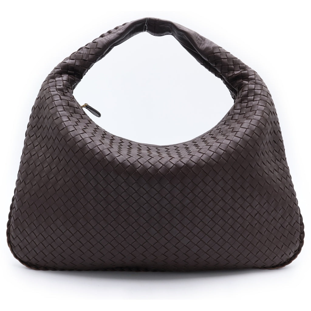 BOTTEGA VENETA(ボッテガヴェネタ) イントレチャート ホーボー ワンショルダーバッグ トートバッグ ハンドバッグ ブラウン レザー レディース