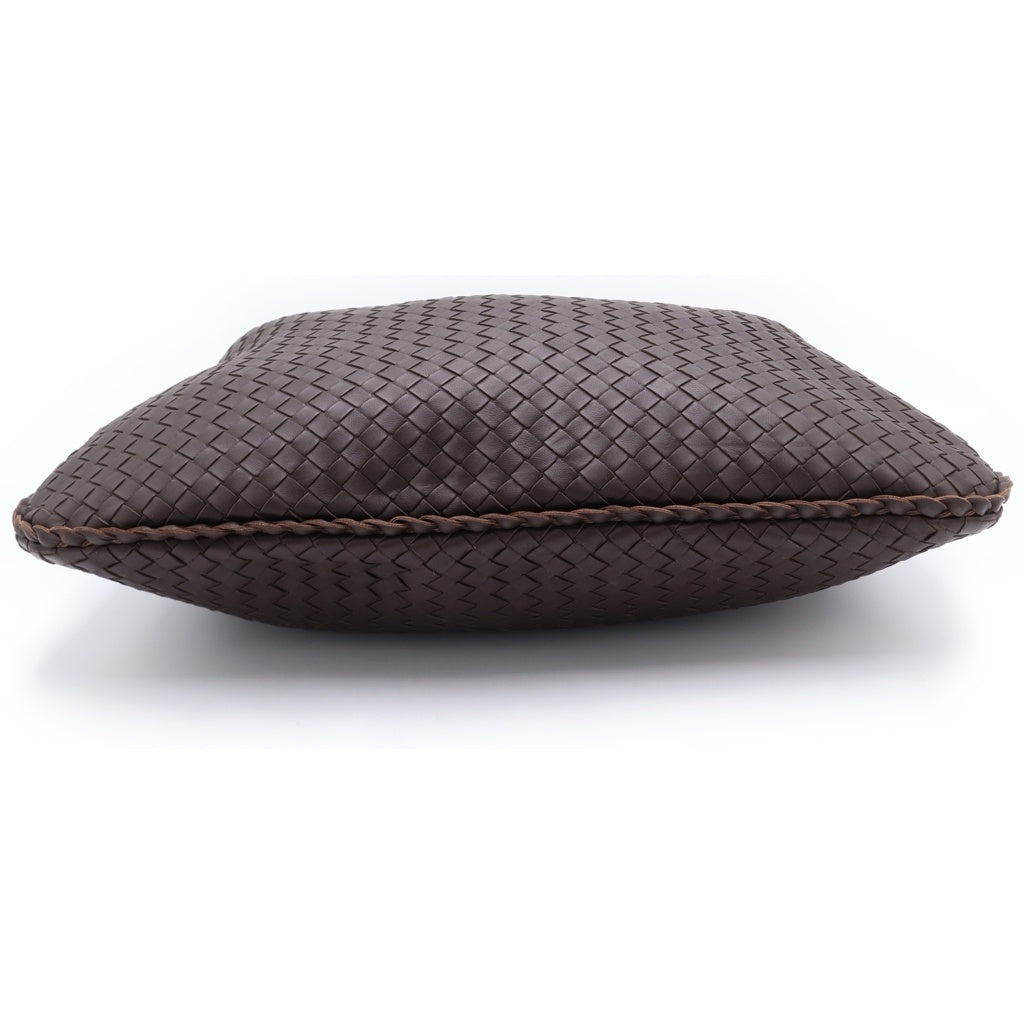 BOTTEGA VENETA(ボッテガヴェネタ) イントレチャート ホーボー ワンショルダーバッグ トートバッグ ハンドバッグ ブラウン レザー レディース