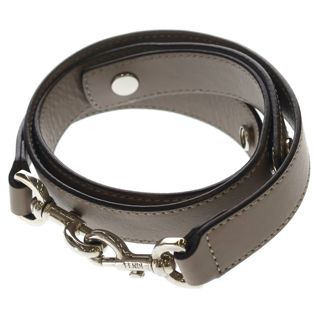 FENDI(フェンディ) バイザウェイ ミディアム レザー 2WAY ハンド ショルダーバッグ シルバー金具 ベージュ 8BL124 レディース