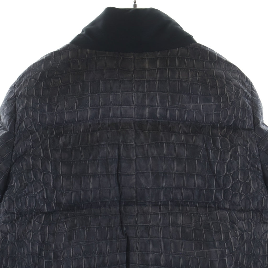 MONCLER(モンクレール) ALYSSA クロコプリント ダウンコート グレー #1 421934736400 レディース