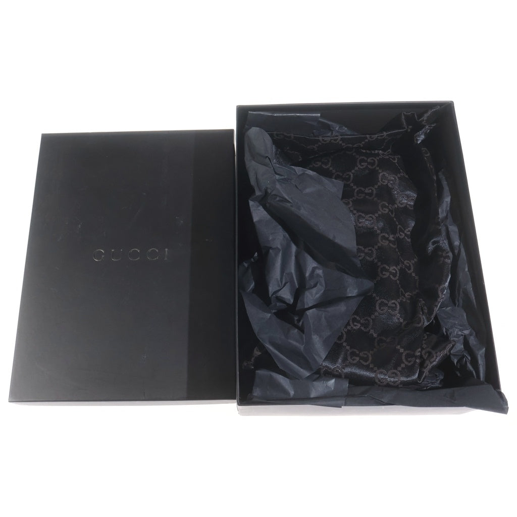 GUCCI(グッチ) スタッズ パテント レザー ヒール パンプス シューズ #36C ブラック 119769 レディース