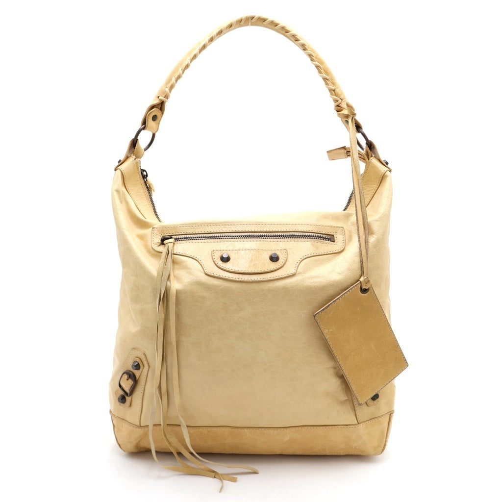 BALENCIAGA(バレンシアガ) ザ デイ ワンショルダー バッグ イエロー レザー 140442 レディース