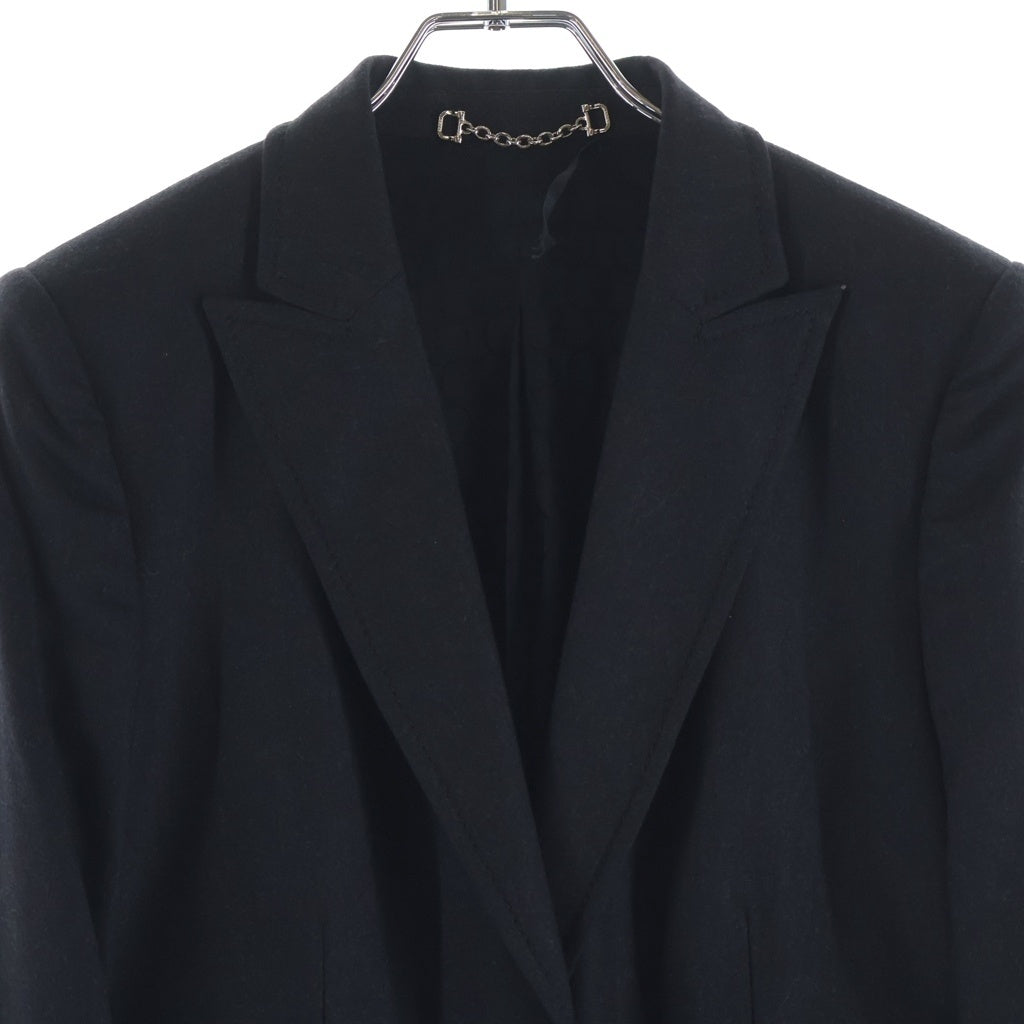 GUCCI(グッチ) ロゴボタン ウール テーラードジャケット #40 ブラック 183642 レディース