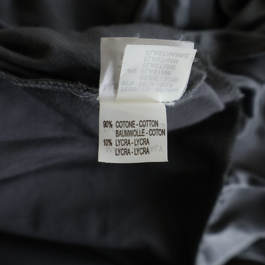 BRUNELLO CUCINELLI(ブルネロクチネリ) ノースリーブひざ丈 シルクワンピース グレー レディース