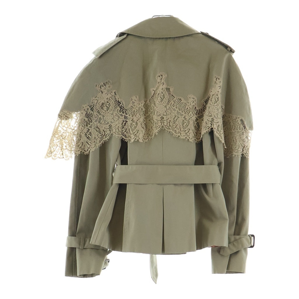 RED VALENTINO(レッド ヴァレンティノ) ハーフコート ライトジャケット カーキ #44 レディース