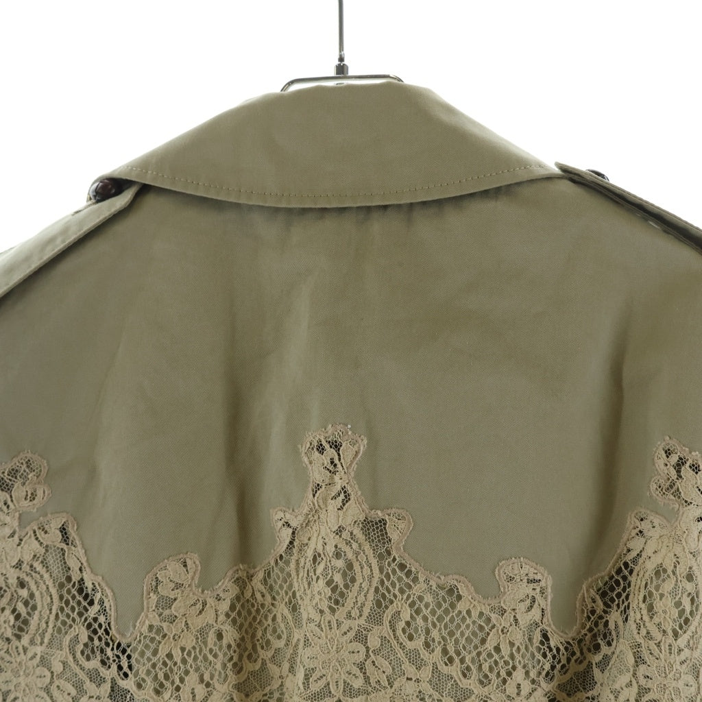 RED VALENTINO(レッド ヴァレンティノ) ハーフコート ライトジャケット カーキ #44 レディース
