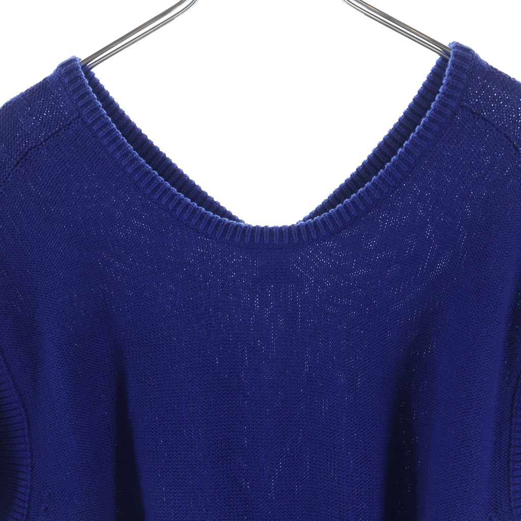 HERMES(エルメス) ノースリーブ コットンニットワンピース ブルー #40 レディース