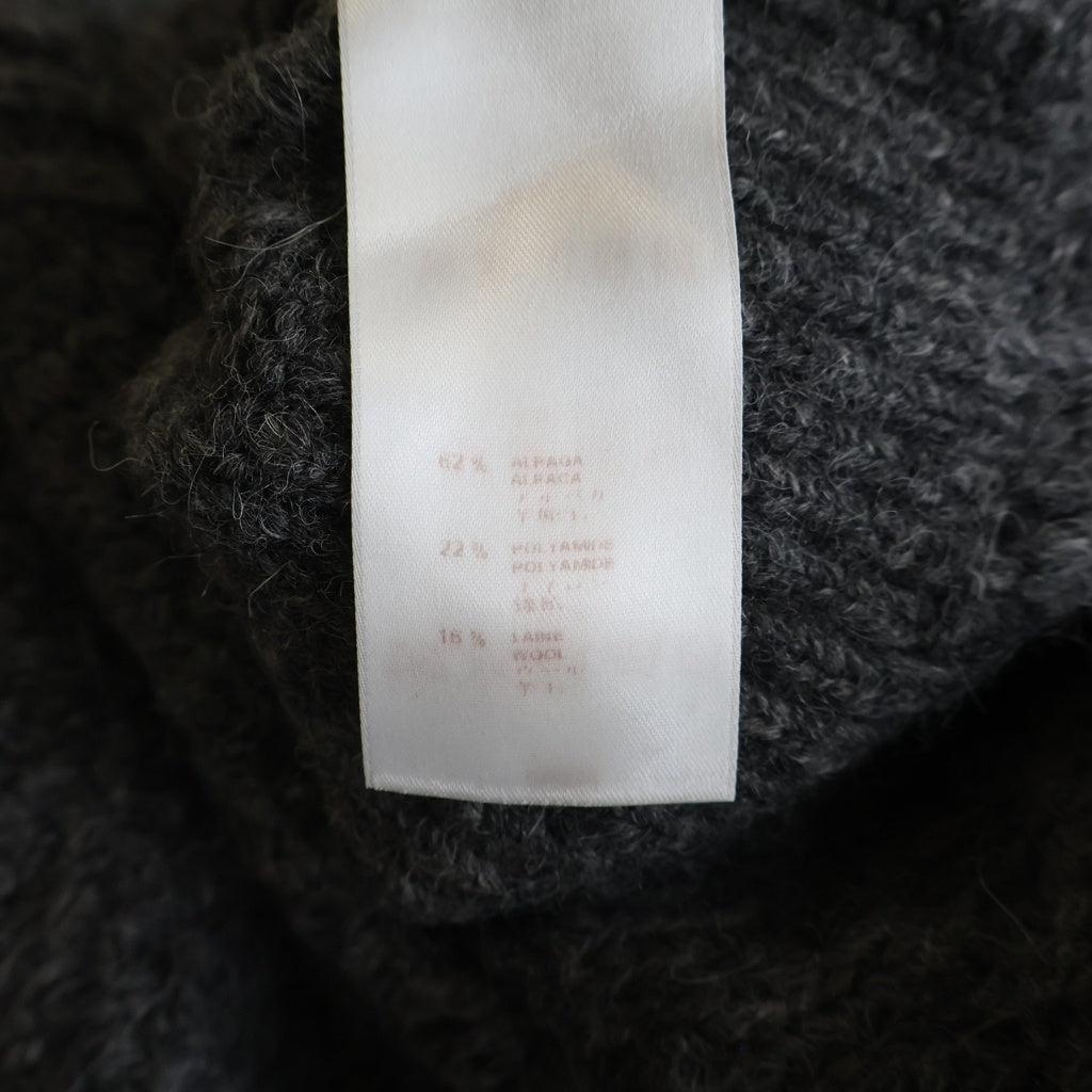 LOUIS VUITTON(ルイヴィトン) 長袖ニットワンピース グレー #L レディース