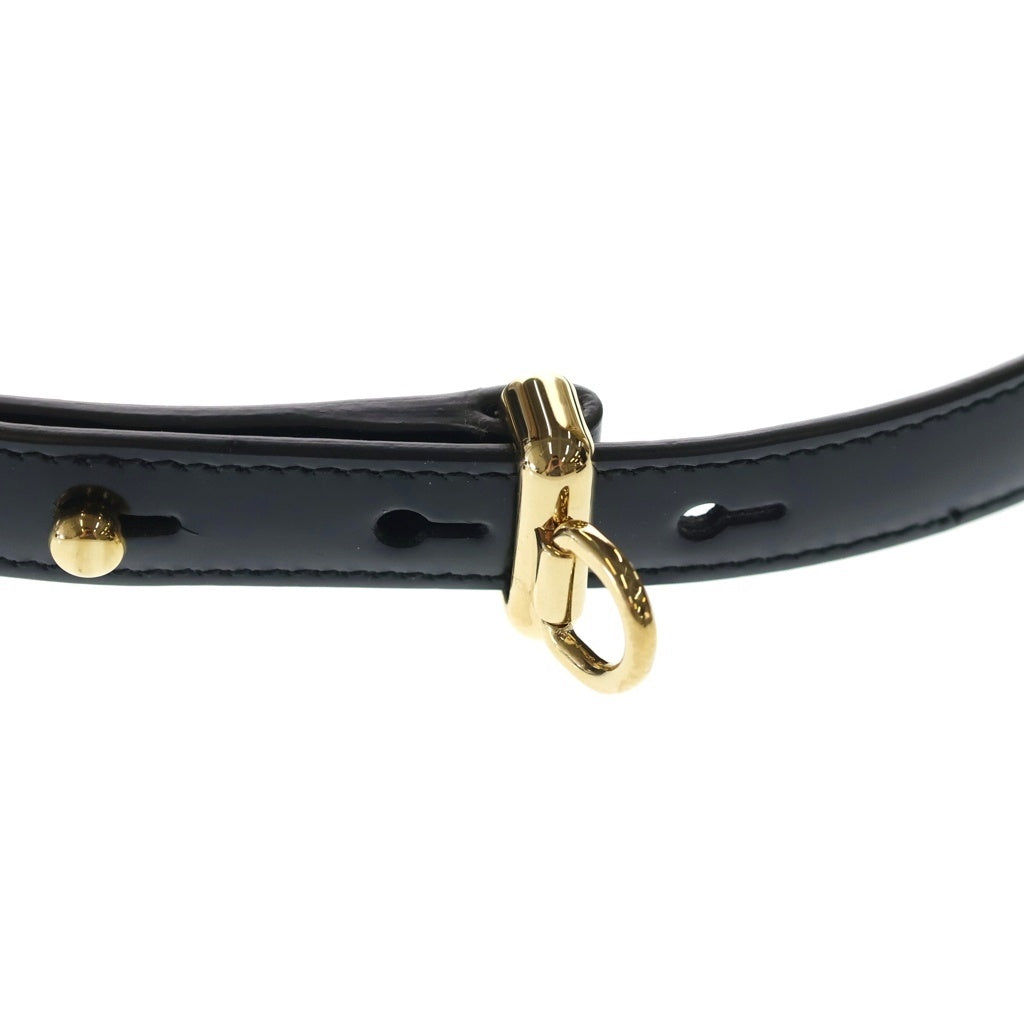 PRADA(プラダ) アーケ 2wayワンショルダーバッグ ハンドバッグ ブラック ナイロン×レザー ゴールド金具 レディース