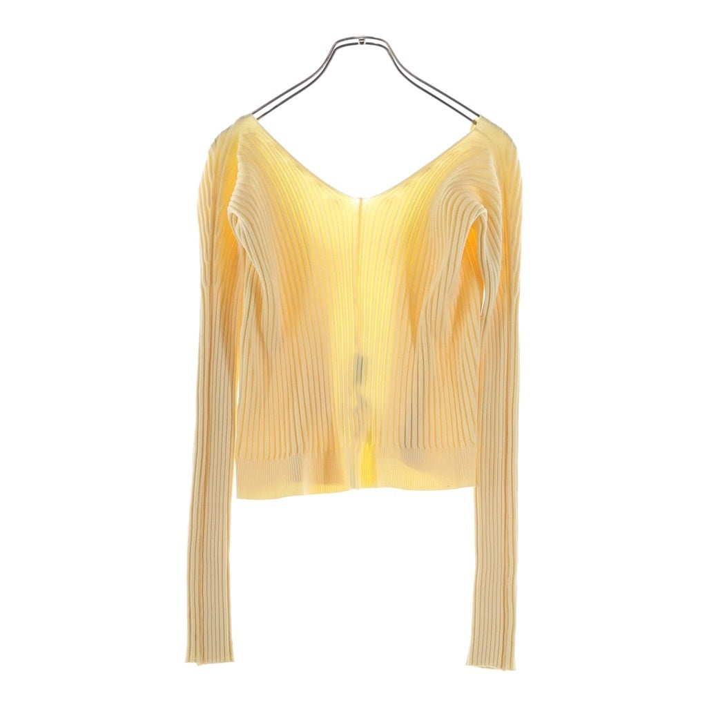 JACQUEMUS(ジャックムス) La Maille Pralu カーディガン イエロー #36 レディース