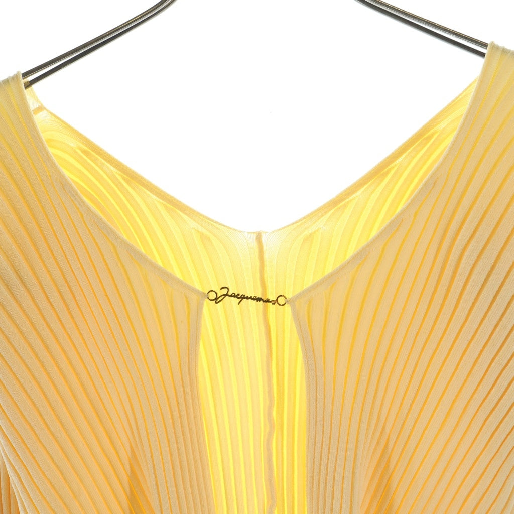 JACQUEMUS(ジャックムス) La Maille Pralu カーディガン イエロー #36 レディース