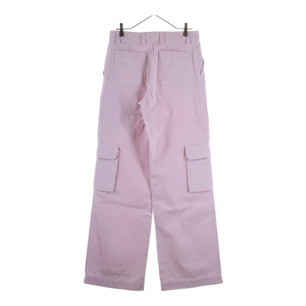 GUCCI(グッチ) コットンカーゴパンツ ピンク #40 818513 レディース