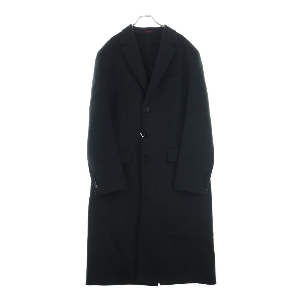 GUCCI(グッチ) ダブルウールコットン シングルブレスト コート ダークグリーン #50 827229