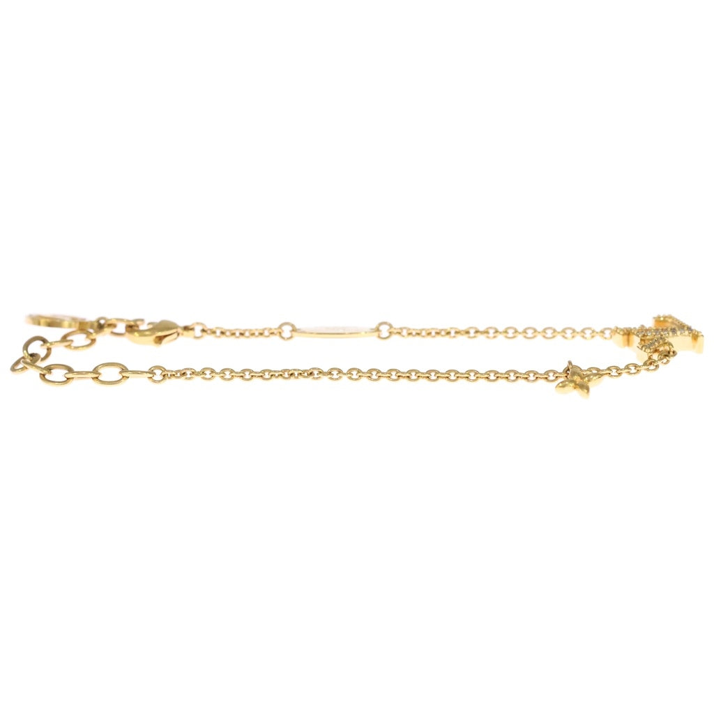 LOUIS VUITTON(ルイヴィトン) LVアイコニック チェーン ブレスレット GP ゴールド M00587 レディース