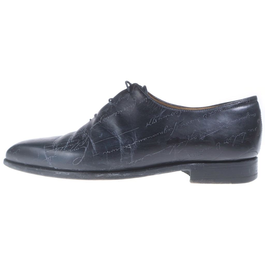Berluti(ベルルッティ) ■アレッサンドロ カリグラフィ レザーシューズ ブルー 8 1/2 シューキーパー