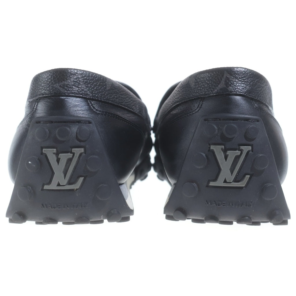 LOUIS VUITTON(ルイヴィトン) レーサーライン ローファー 革靴 レザー ブラック レディース