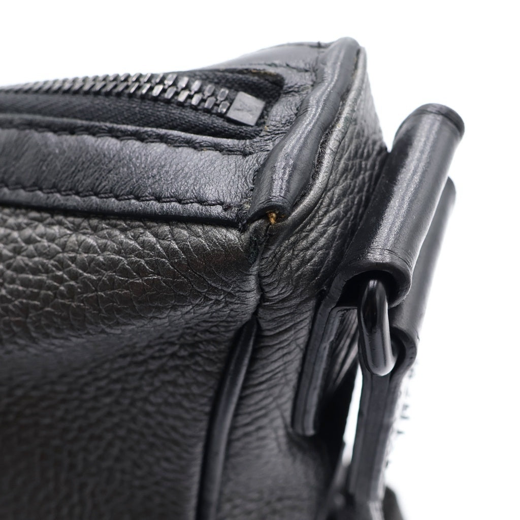 LOUIS VUITTON(ルイヴィトン) アルファ・ホーボー ショルダーバッグ ブラック レザー M52766 シルバー金具