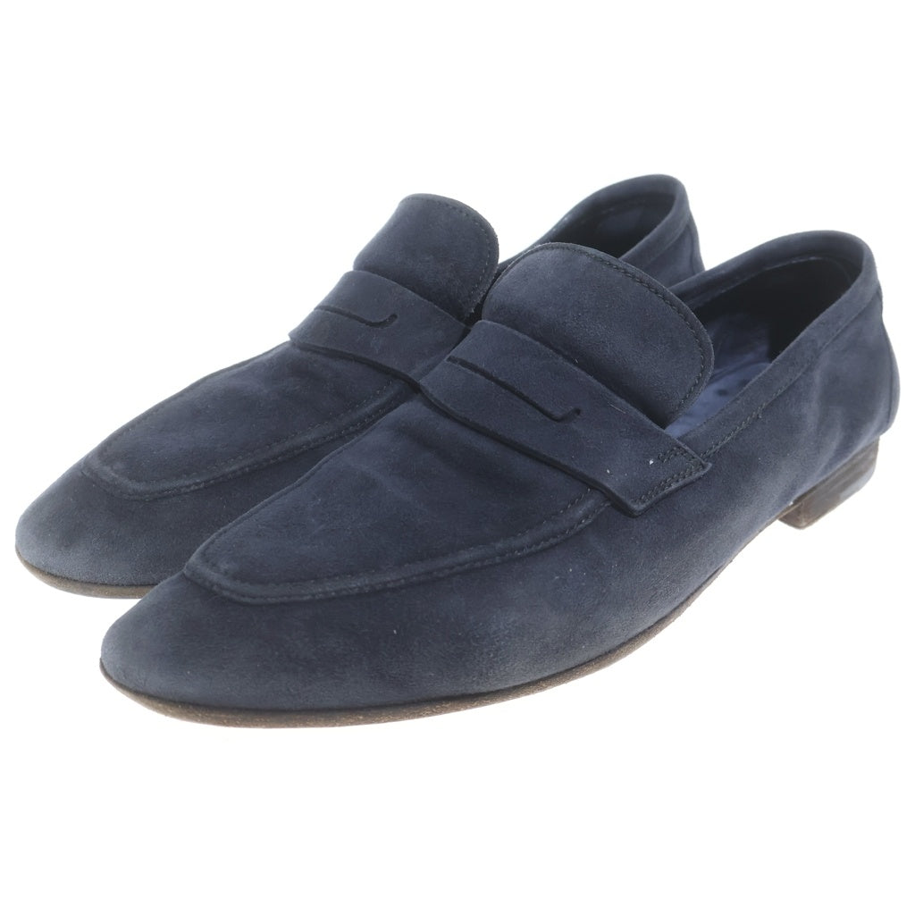 Berluti(ベルルッティ) スエード ローファー ウッドソール ネイビー