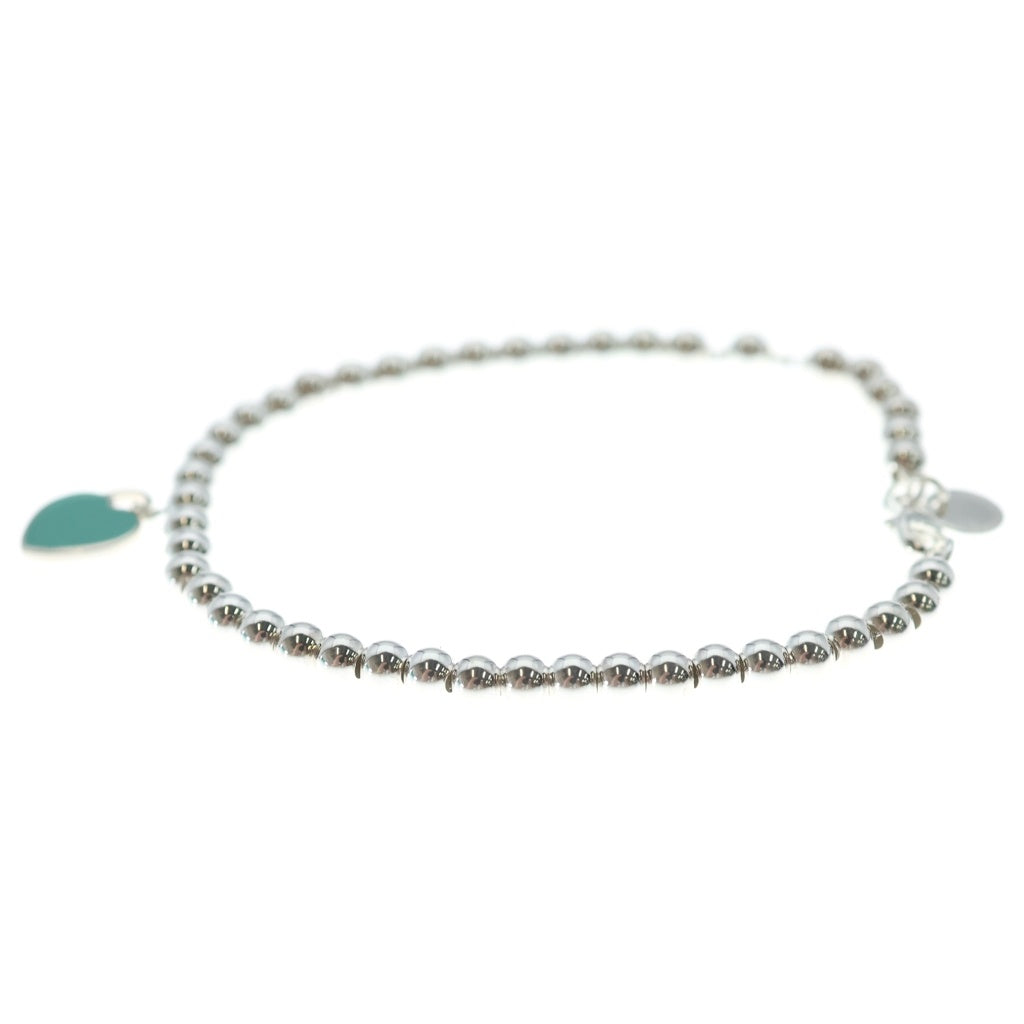 TIFFANY & Co.(ティファニー) リターントゥティファニー ミニハートタグ ボールチェーン ブレスレット シルバー レディース