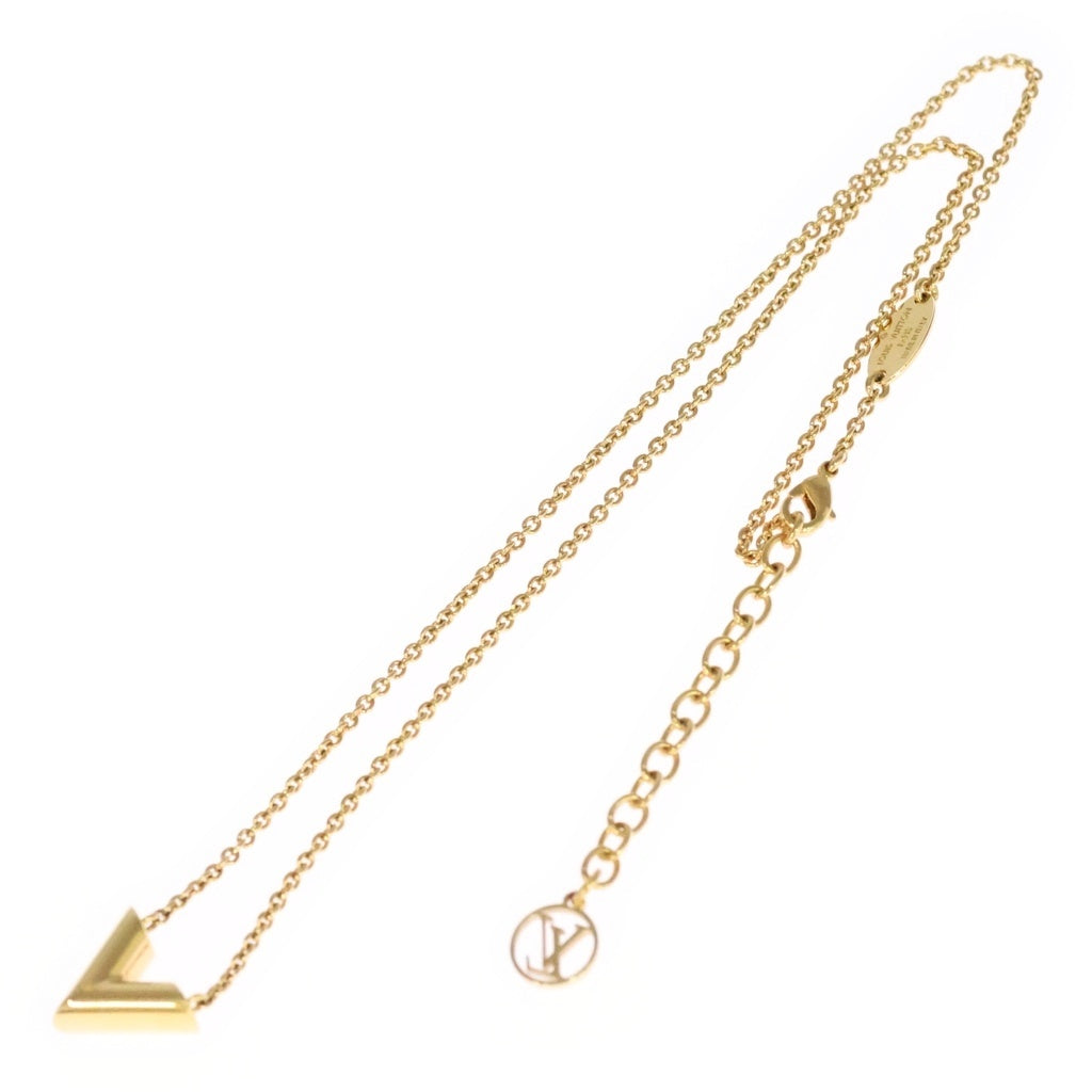 LOUIS VUITTON(ルイヴィトン) エセンシャルV ネックレス ペンダント チェーン ゴールド GP M61083 レディース