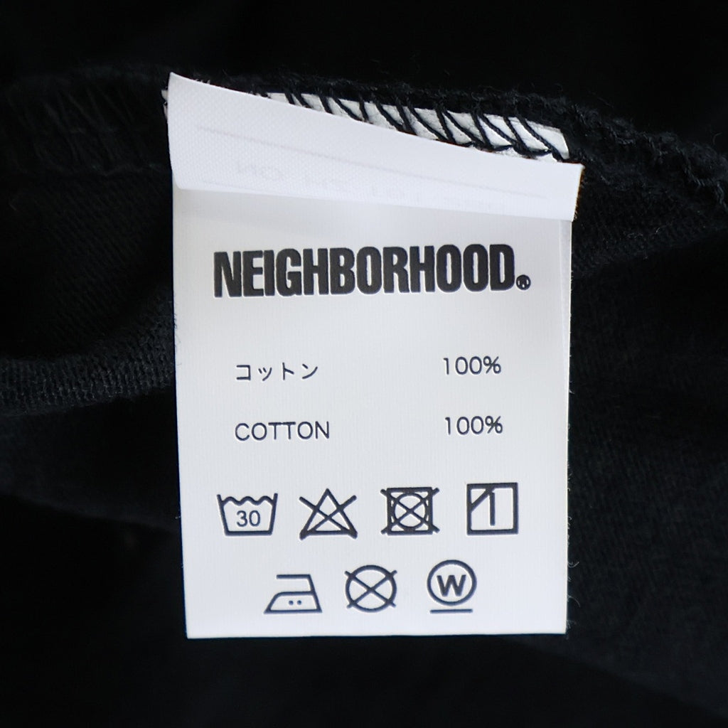 NEIGHBORHOOD(ネイバーフッド) ■2023SS ×ヨージヤマモト 半袖Tシャツ ブラック L