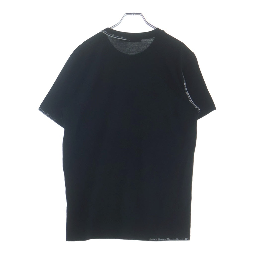 GIVENCHY(ジバンシィ) ロゴテープ 半袖 Tシャツ カットソー ブラック BM70L33002