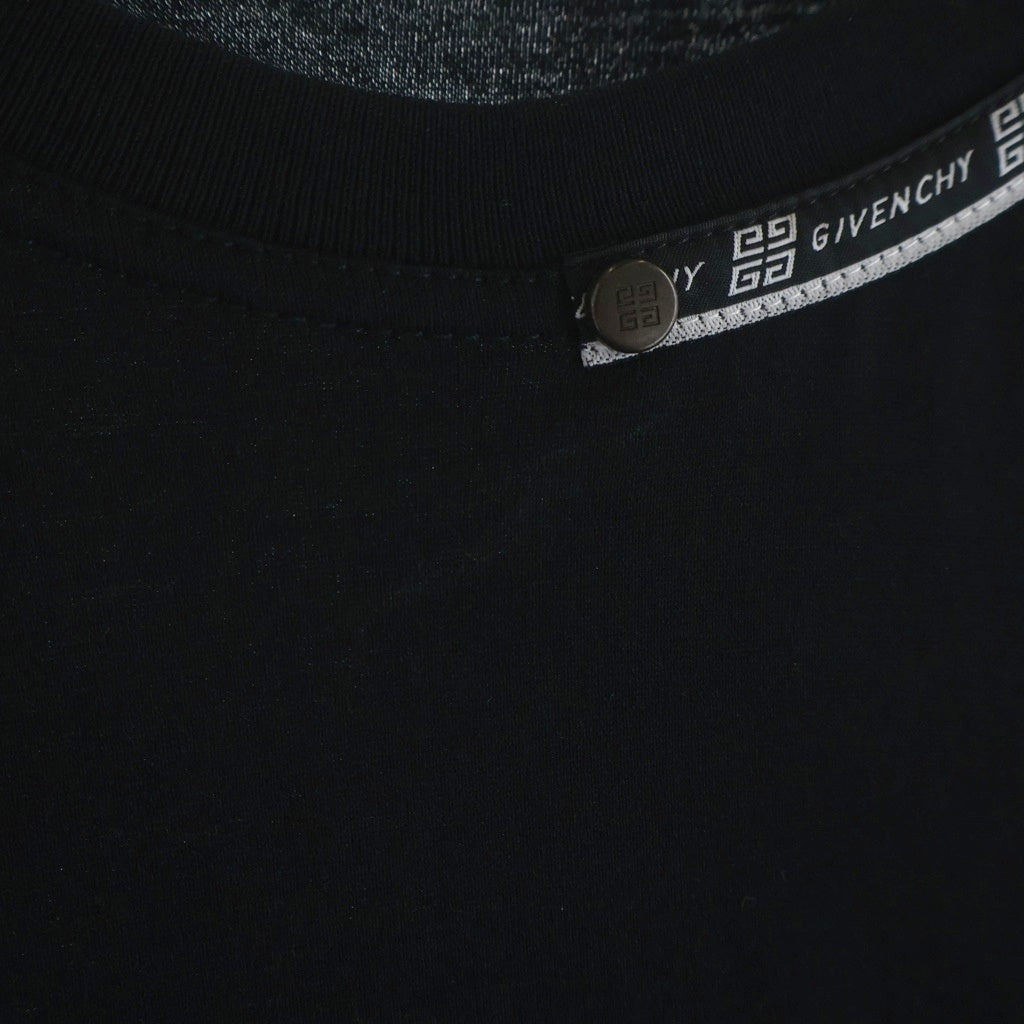 GIVENCHY(ジバンシィ) ロゴテープ 半袖 Tシャツ カットソー ブラック BM70L33002