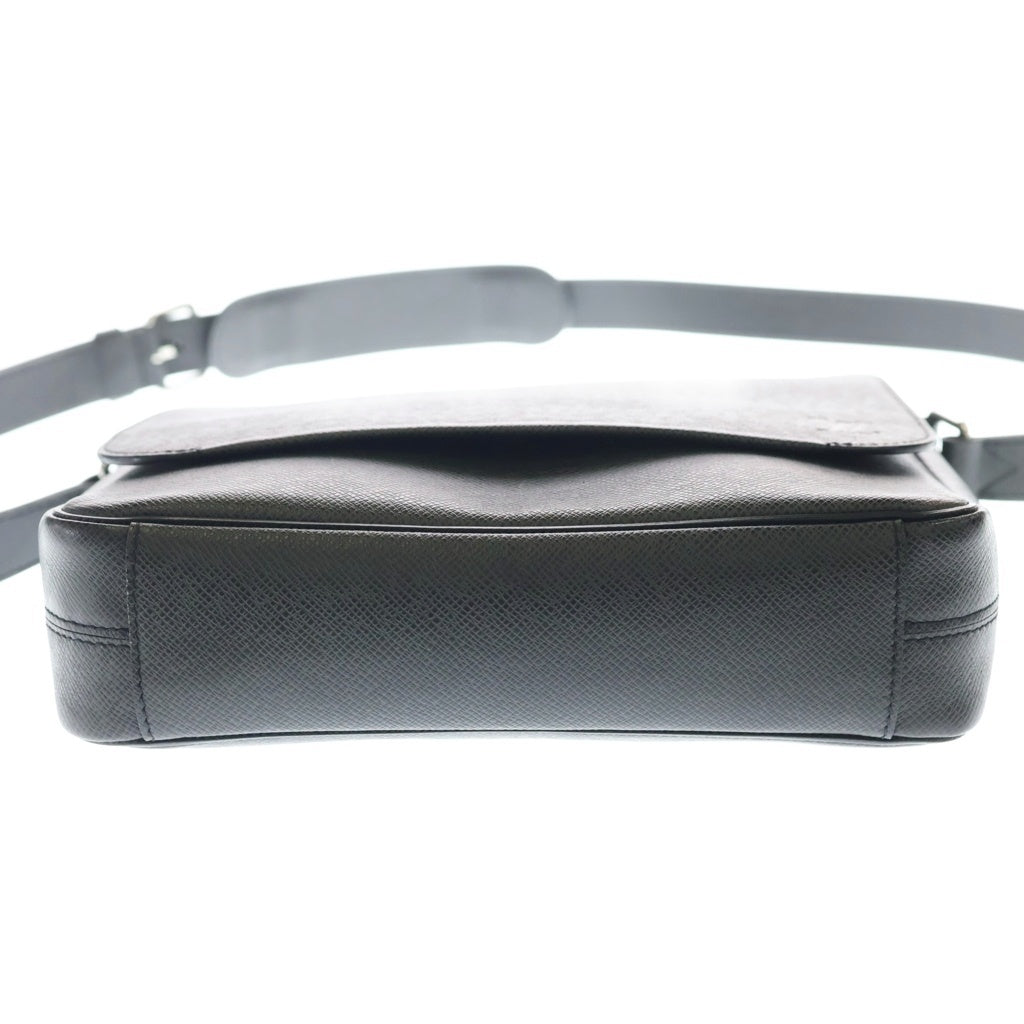 LOUIS VUITTON(ルイヴィトン) タイガ ロマンPM アルドワーズ レザー ショルダーバッグ ブラック M30619