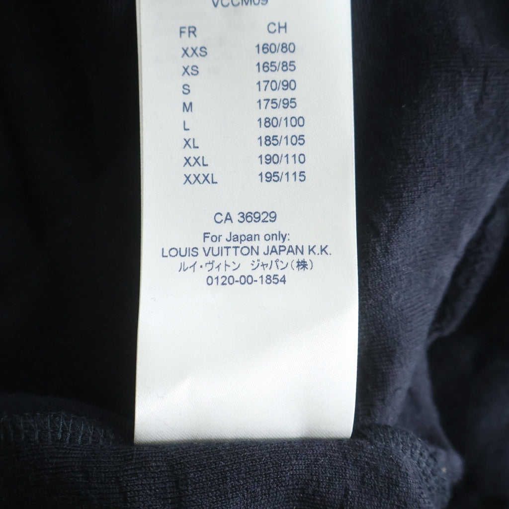 LOUIS VUITTON(ルイヴィトン) 19SS モノグラム タオリング パイル 半袖 Tシャツ カットソー ネイビー RM191M IZG HGY20W