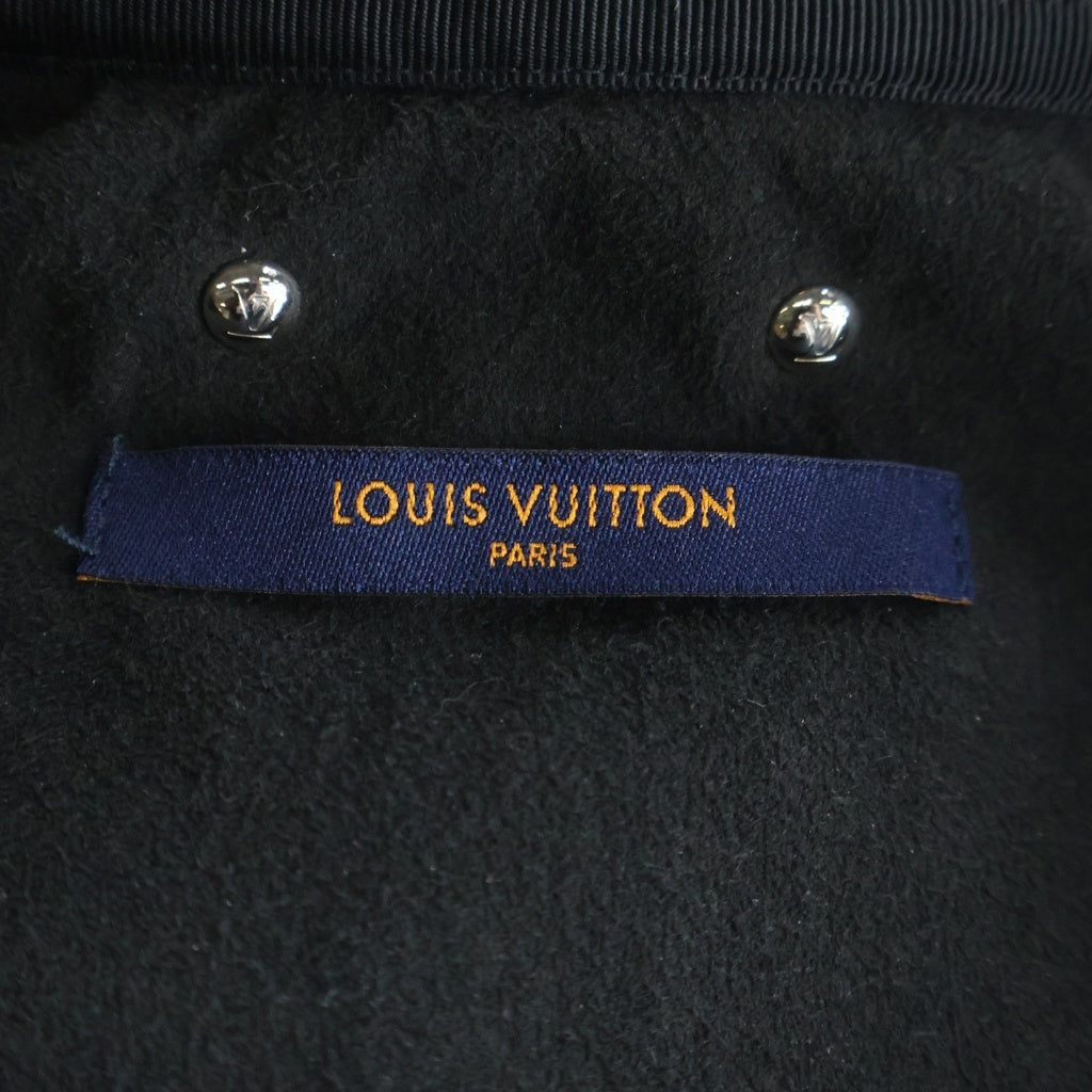 LOUIS VUITTON(ルイヴィトン) 19SS LVロゴ トラベル ジップアップ スウェット パーカー フーディー ブラック RM191Q JUJ HFY42W