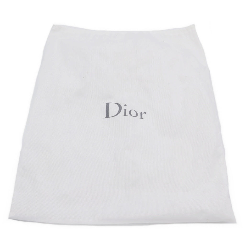 Christian Dior(クリスチャンディオール) カナージュ コーティングキャンバス レザー ショルダーバッグ ゴールド金具 ベージュ レディース