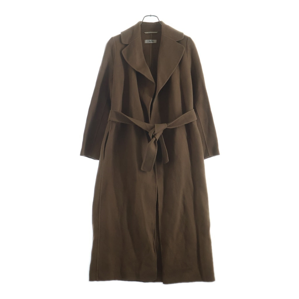 S MAX MARA(エス マックスマーラ) POLDO ヴァージンウール ロングコート ブラウン レディース