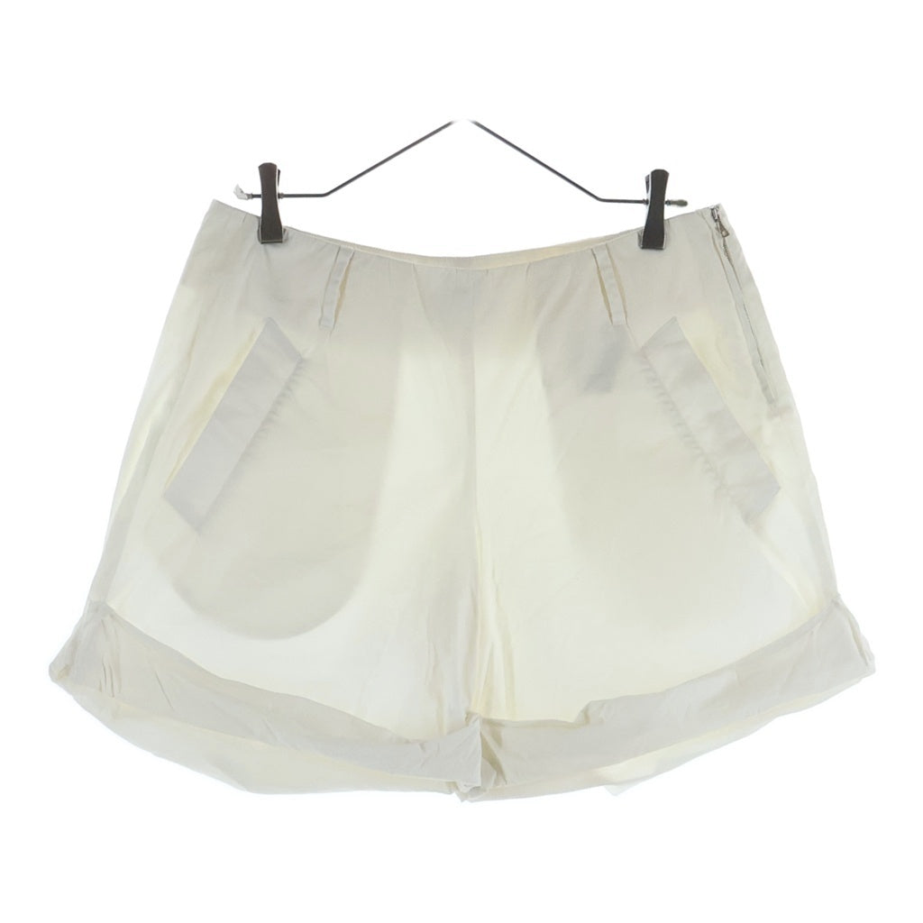 PRADA(プラダ) ストレッチ コットンハーフパンツ ショーツ ポリアミド ホワイト 22H497 レディース
