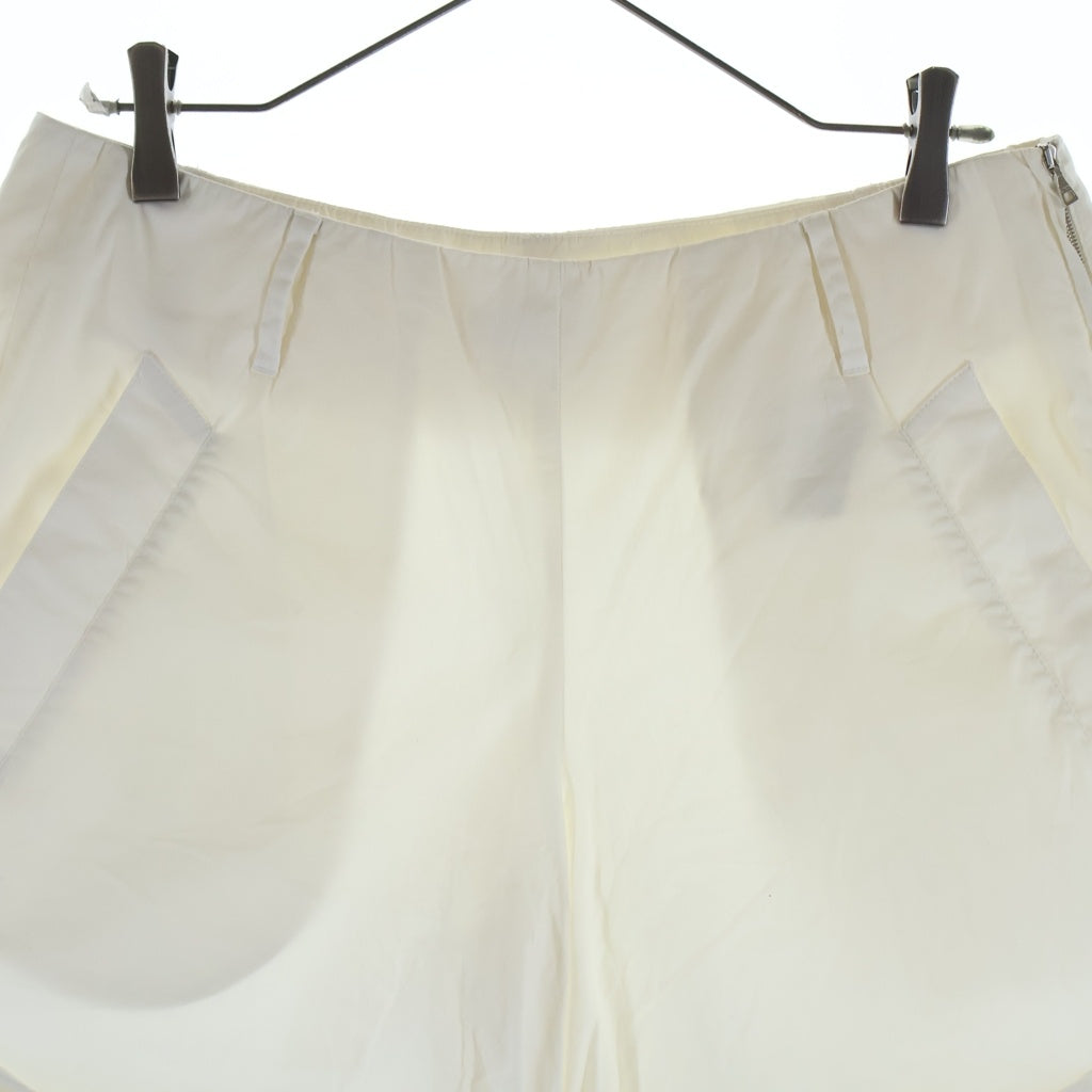 PRADA(プラダ) ストレッチ コットンハーフパンツ ショーツ ポリアミド ホワイト 22H497 レディース