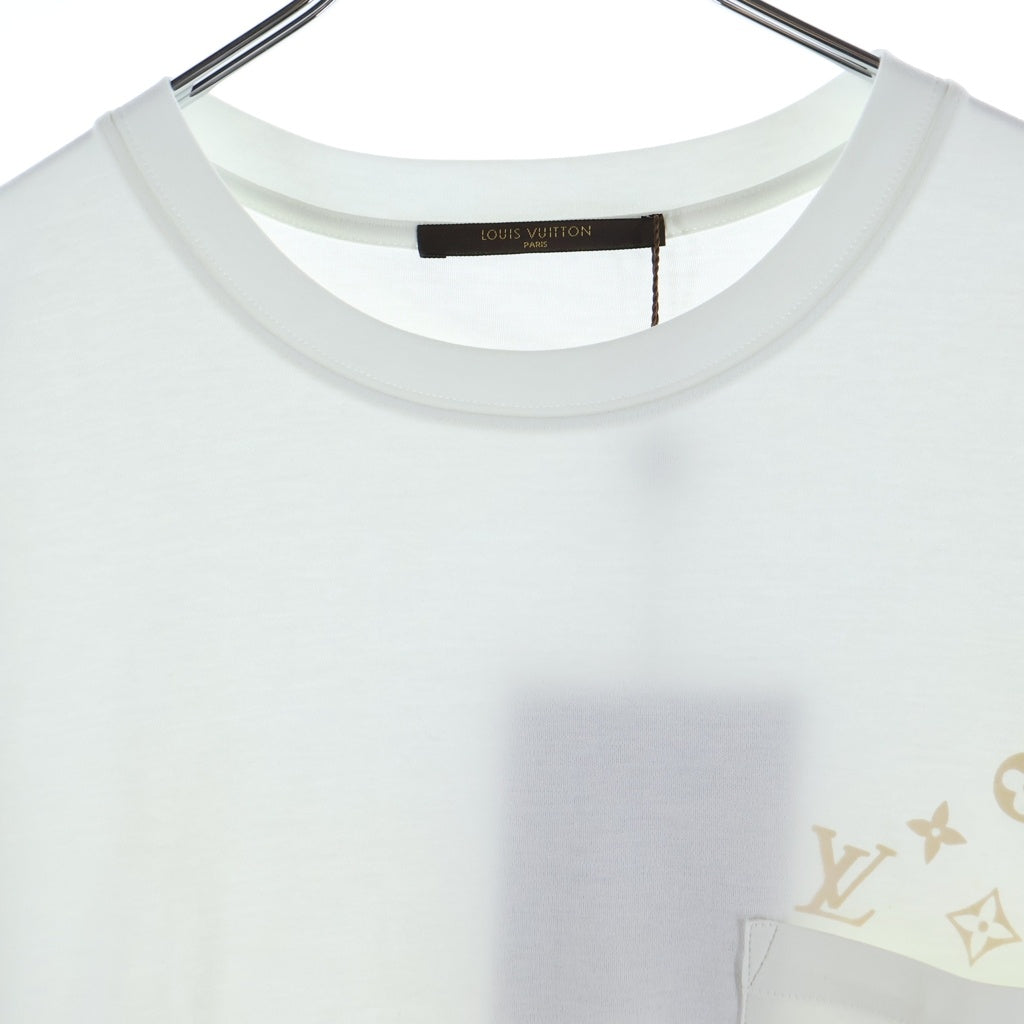 LOUIS VUITTON(ルイヴィトン) モノグラム ポケット半袖Tシャツ ホワイト #L