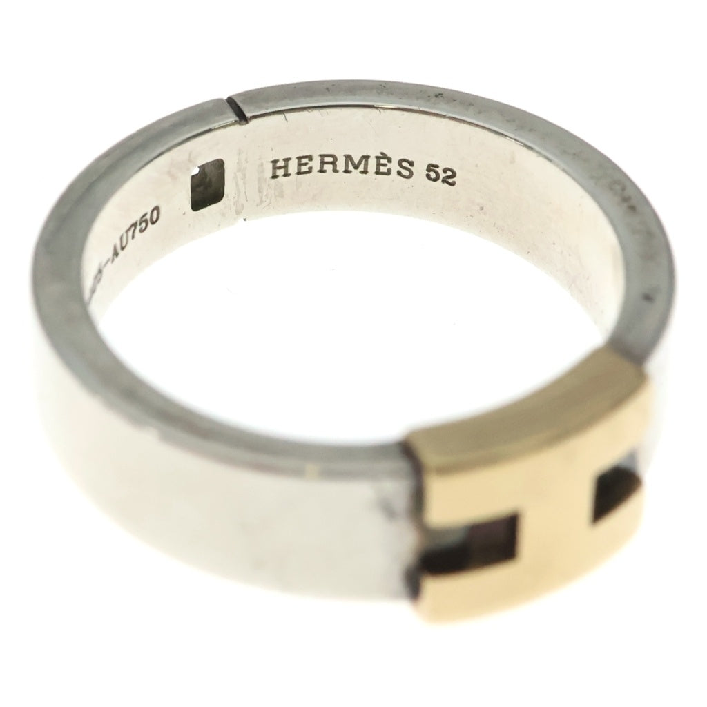 HERMES(エルメス) ヘラクレス コンビリング シルバー×イエローゴールド 925×Au750YG #12 レディース