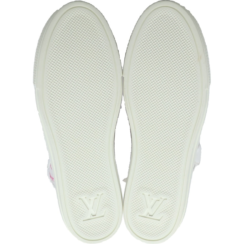 LOUIS VUITTON(ルイヴィトン) ステラーライン ハイカットスニーカー ホワイト×ピンク #40 レディース
