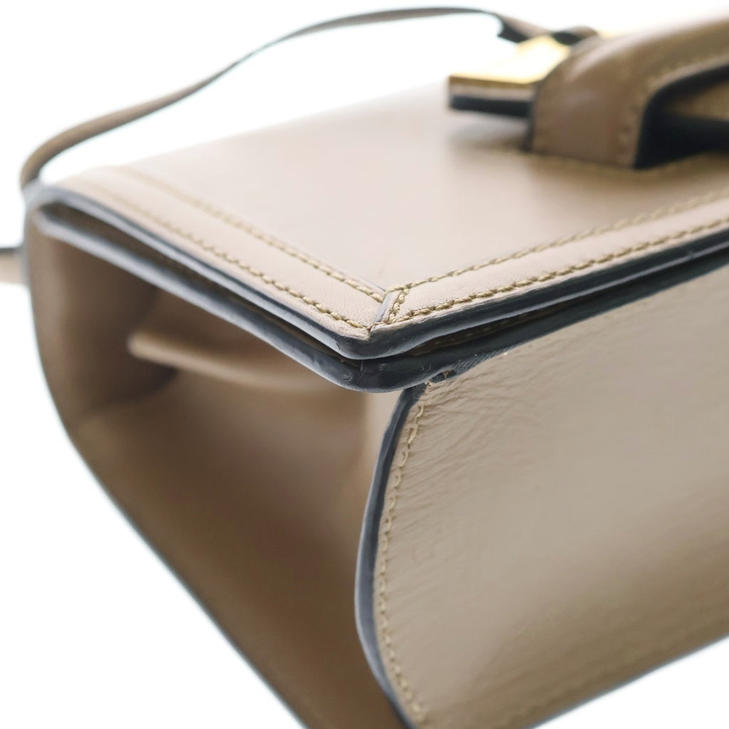 LOEWE(ロエベ) バルセロナ ショルダーバッグ レザー ゴールド金具 ベージュ レディース