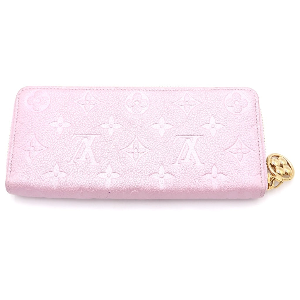 LOUIS VUITTON(ルイヴィトン) アンプラント ポルトフォイユ 長財布 ウォレット クレマンス レザー ゴールド金具 ピンク M82173 RFID